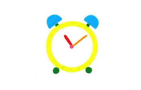 闹钟儿童画创作步骤03