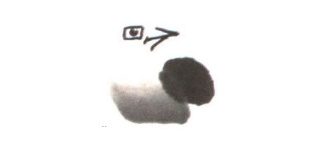 八哥儿童水墨画法创作步骤02