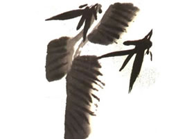 芭蕉儿童水墨画法