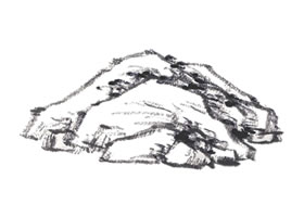 山水画折带皴技法解析