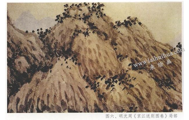 《京江送别图卷》局部