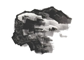 山水画大斧劈皴技法解析