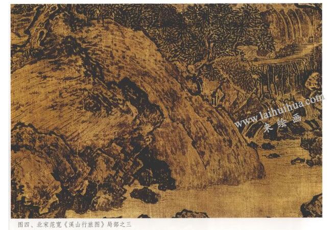 《溪山行旅图》局部之三