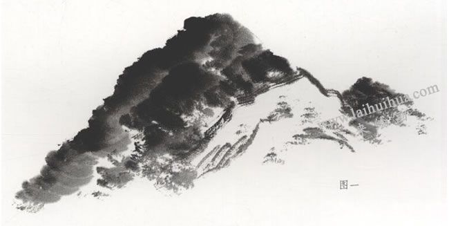 米点皴技法步骤01
