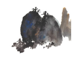 山水画泼彩法技法解析