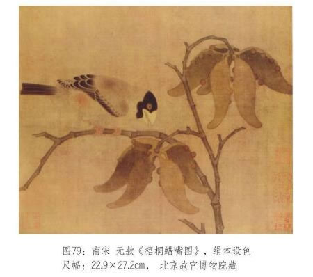 工笔画《梧桐蜡嘴图》临摹步骤