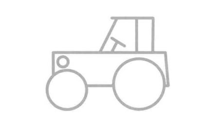农用车简笔画法步骤06
