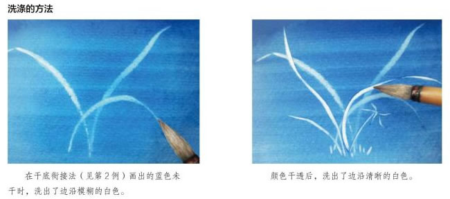 水彩画洗涤的方法