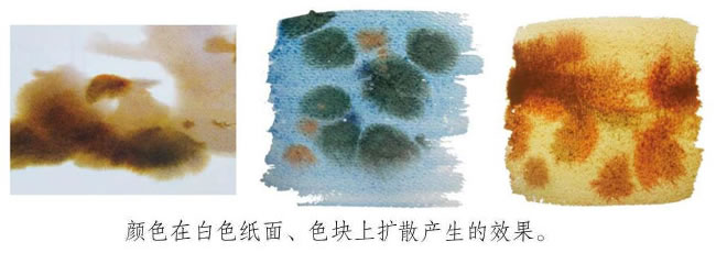 水彩画扩散技法
