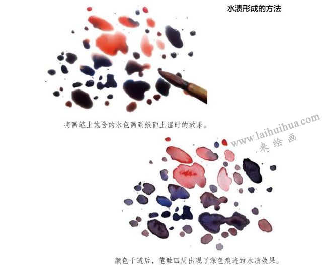 水彩画水渍技法