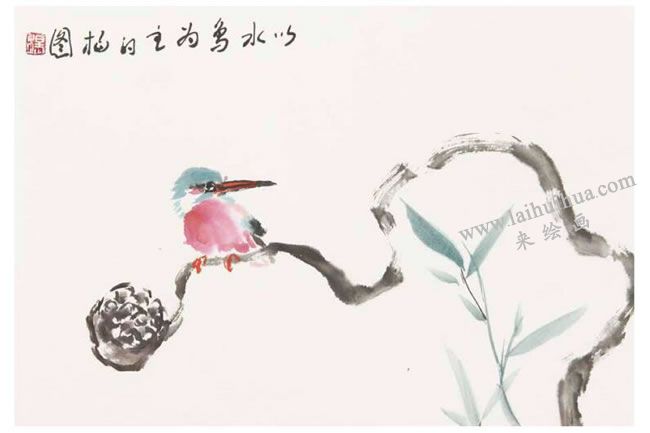 以水鸟为主的构图