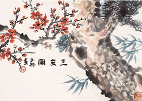 梅花的写意画法（一）