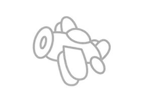 双翼飞机简笔画