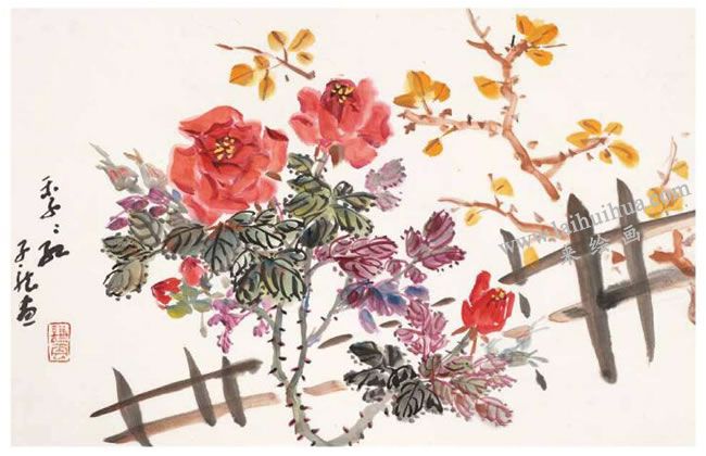 月季花的画法02