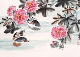 芙蓉花的写意画法（一）