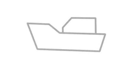 军舰简笔画法步骤03