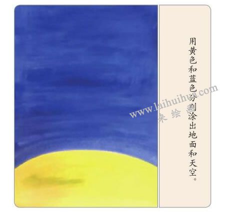 可爱的企鹅水粉画法步骤01