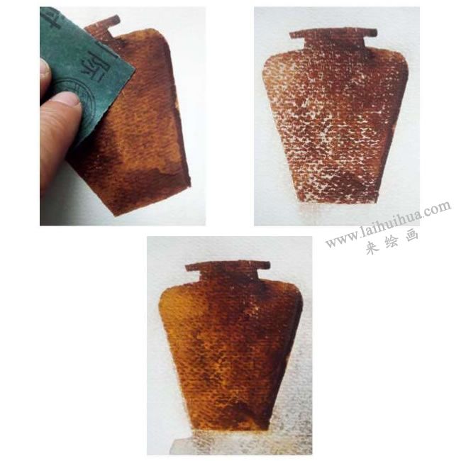 水彩画砂纸打磨方法