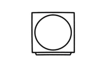 电扇简笔画法步骤03