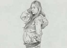 速写如何画好人物站姿？