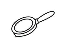 放大镜简笔画