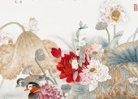 工笔画《荷花》步骤