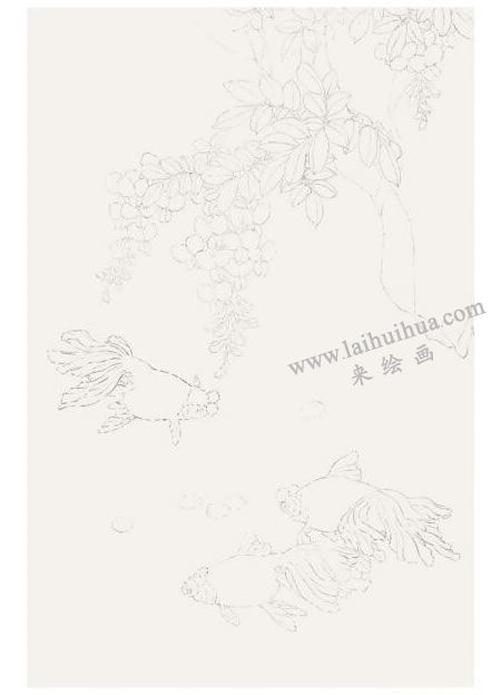工笔画《金玉满堂》步骤01