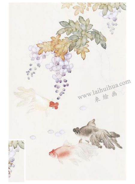 工笔画《金玉满堂》步骤03
