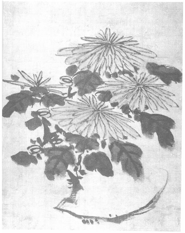 孙龙黄菊图