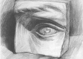 石膏眼睛素描画法
