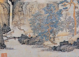 文徵明《绿荫草堂图》赏析