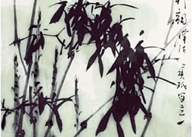 贾宝珉《竹韵》画法