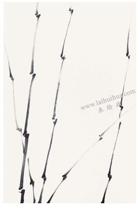 贾宝珉《竹韵》画法步骤01