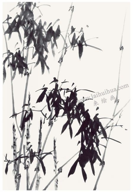 贾宝珉《竹韵》画法步骤07