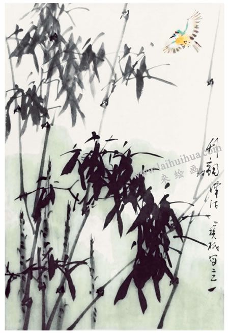 贾宝珉《竹韵》画法步骤09