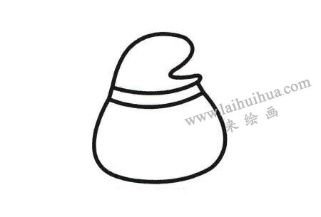 手提包简笔画法步骤05