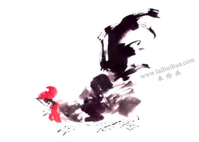 林成翰《五德图》画法步骤03