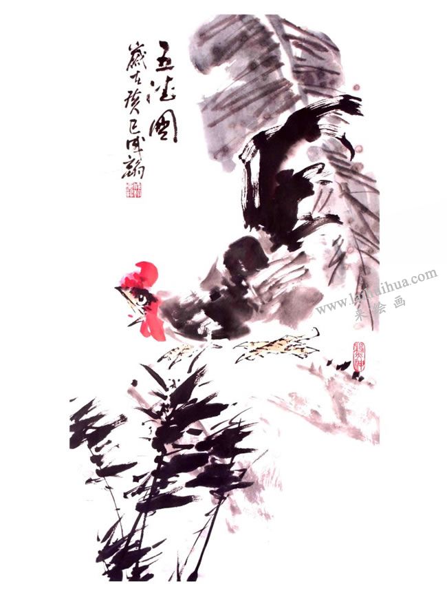 林成翰《五德图》画法步骤09