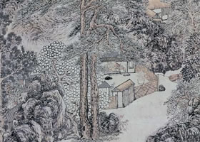 吴彬《层峦重嶂图》轴赏析