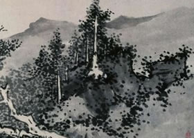蓝瑛《寒江渔艇图》卷赏析