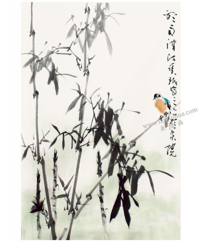 贾宝珉《听雨》画法步骤09