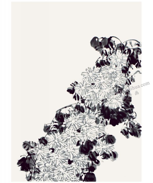 张福祺《秋韵》画法步骤06