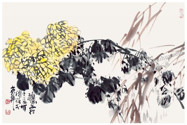 张福祺《秋霜》画法步骤09