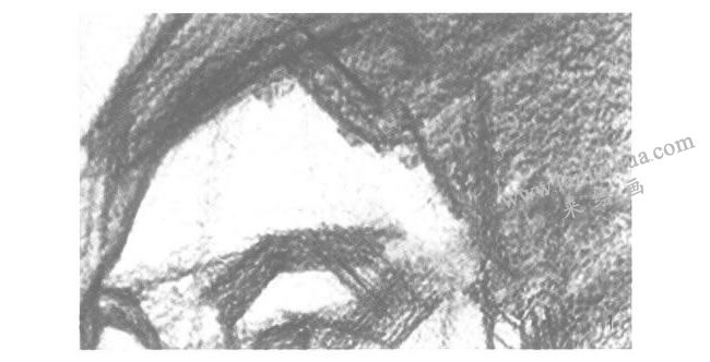人物额头的素描画法步骤01