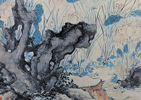 陈淳《溽暑蒲蒸苦昼长图》轴赏析