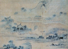 陈淳《重阳风雨图》轴赏析