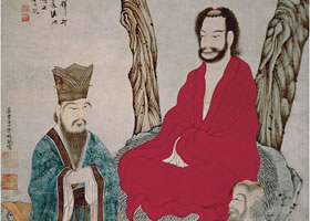 丁云鹏《三教图》古画赏析