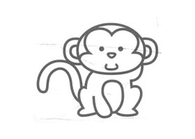 猴子儿童画法（三）