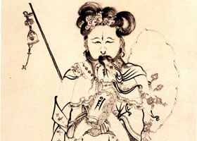 陈洪绶《准提佛母法像》欣赏