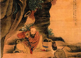 陈洪绶《铸剑图》欣赏